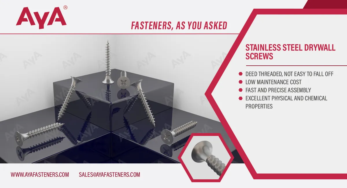 Stainless Steel Drywall Screws advantage Stainless Steel Drywall Screws advantage